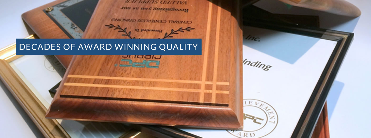 CCG has decades of award winning quality.